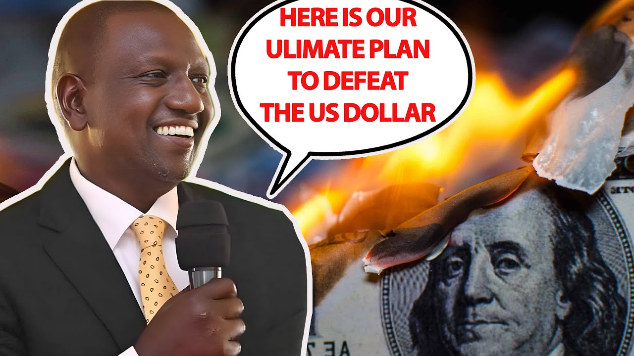 ⁣Kenya President reveals brilliant plan to destroy the Dollars hold on Africa