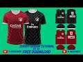 How to make a Premium sports & Esports jersey design tutorial in Illustrator | part 36 with free