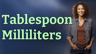 How Many Milliliters Are in One Tablespoon Without Measuring Spoons?