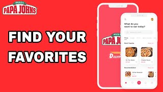 How To Find Your Favorites On Papa Johns App screenshot 5
