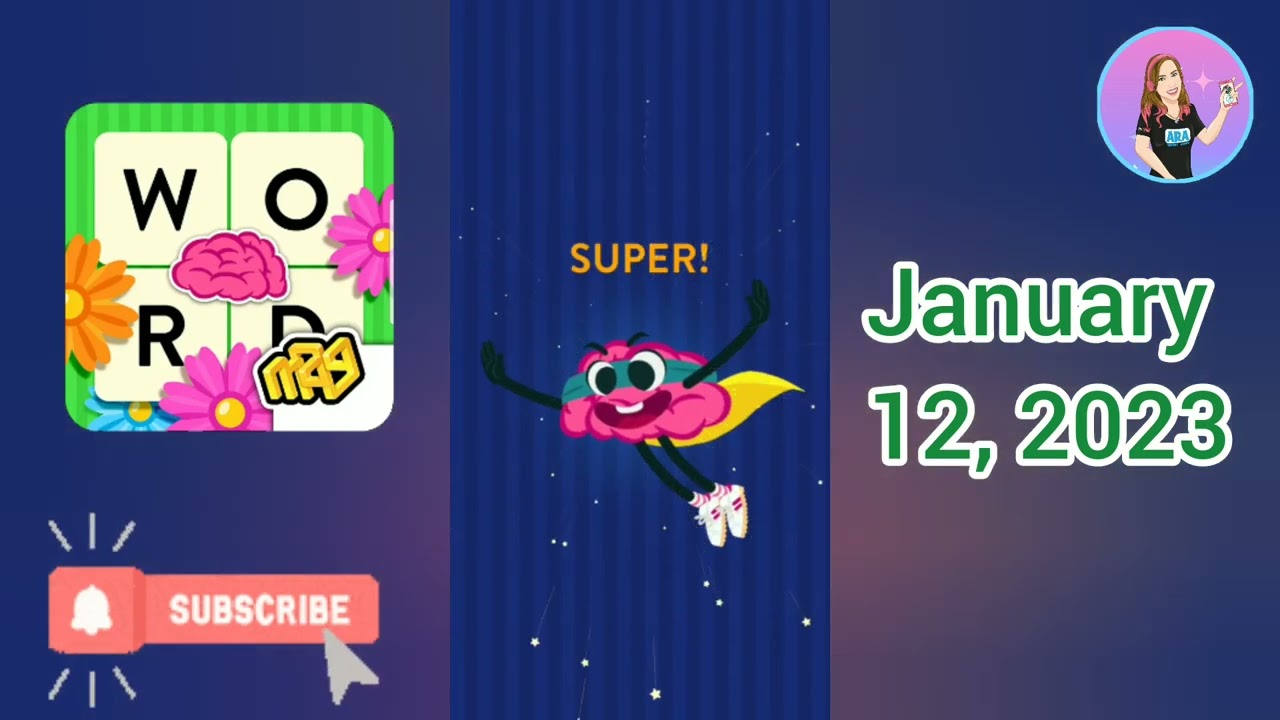 WordBrain - Brainy’s New Year Event January 12, 2023 Solution