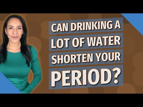 Video: Moet je veel water drinken tijdens je menstruatie?