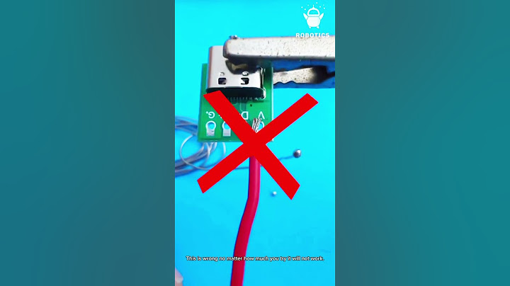 The correct way to use tin soldering iron.