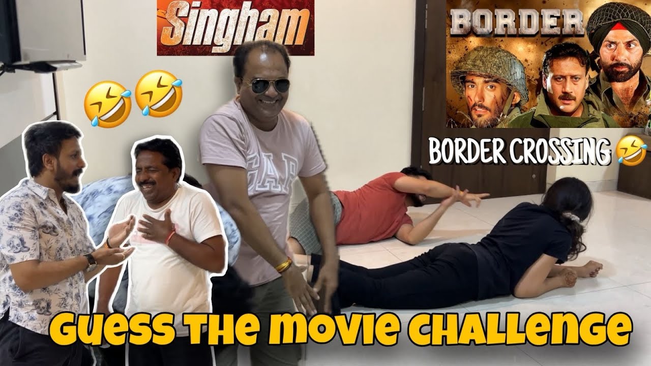 FAMILY GAME NIGHT 😍 | DUMB CHARADES MOVIE CHALLENGE | SHIROLE FAMILY VLOG 57