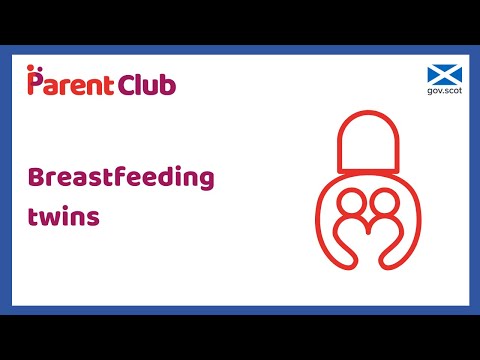 Breastfeeding twins