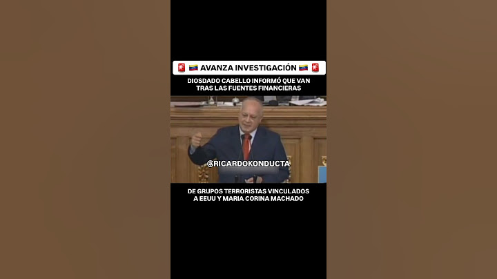 Venezuela investigará a financistas de María Corina Machado vinculados a acciones terroristas