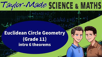Euclidean Circle Geometry Grade 11 intro 6 theorems