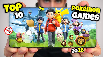 Top 10 Best Multiplayer Working Pokemon Games For Android And IOS In 2025 High Graphics 4k 🤯