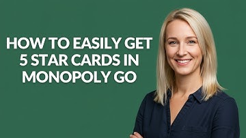 HOW TO EASILY GET 5 STAR CARDS IN MONOPOLY GO - Julia