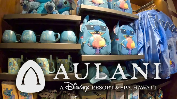 Disney's AULANI HAWAII Resort Stores Shopping For Loungefly and more Stitch and Angel Moana Maui
