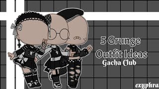 Grunge Outfits Goth Gacha Club Outfits - img-Abigail
