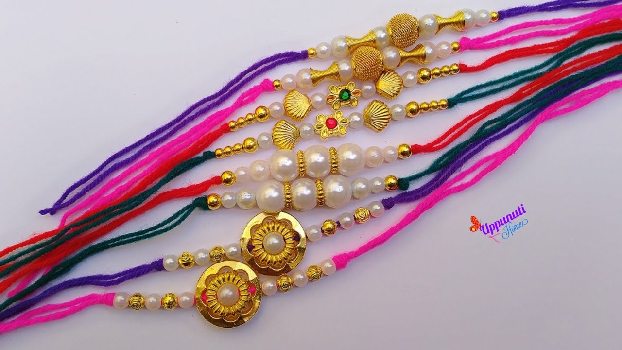 8 Beautiful Rakhis Making At Home | Woolen Rakhi Making ideas For ...