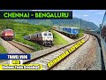 Brindavan express travel vlog with various train crossings  mgr to ksr  budget cost  vlog 57