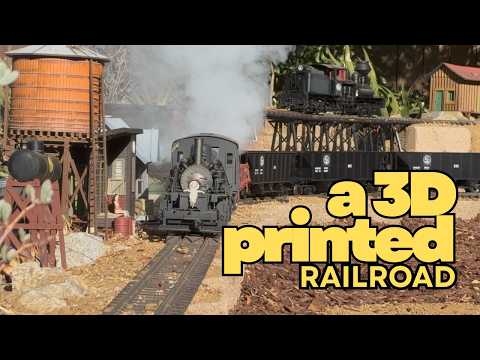 This Hollywood Prop Builder 3D Printed a Garden Railroad