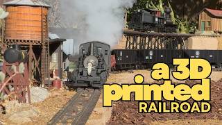 This Hollywood Prop Builder 3D Printed a Garden Railroad