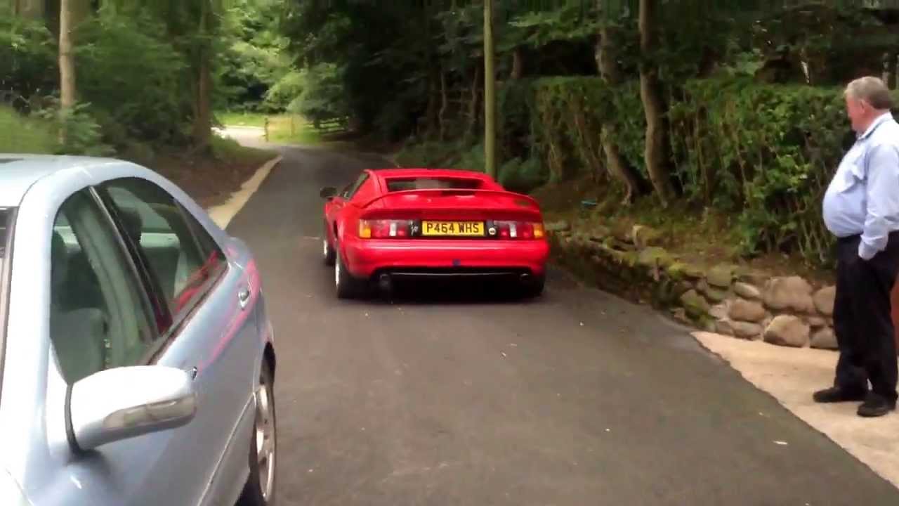 Lotus Esprit V8 straight through exhaust.