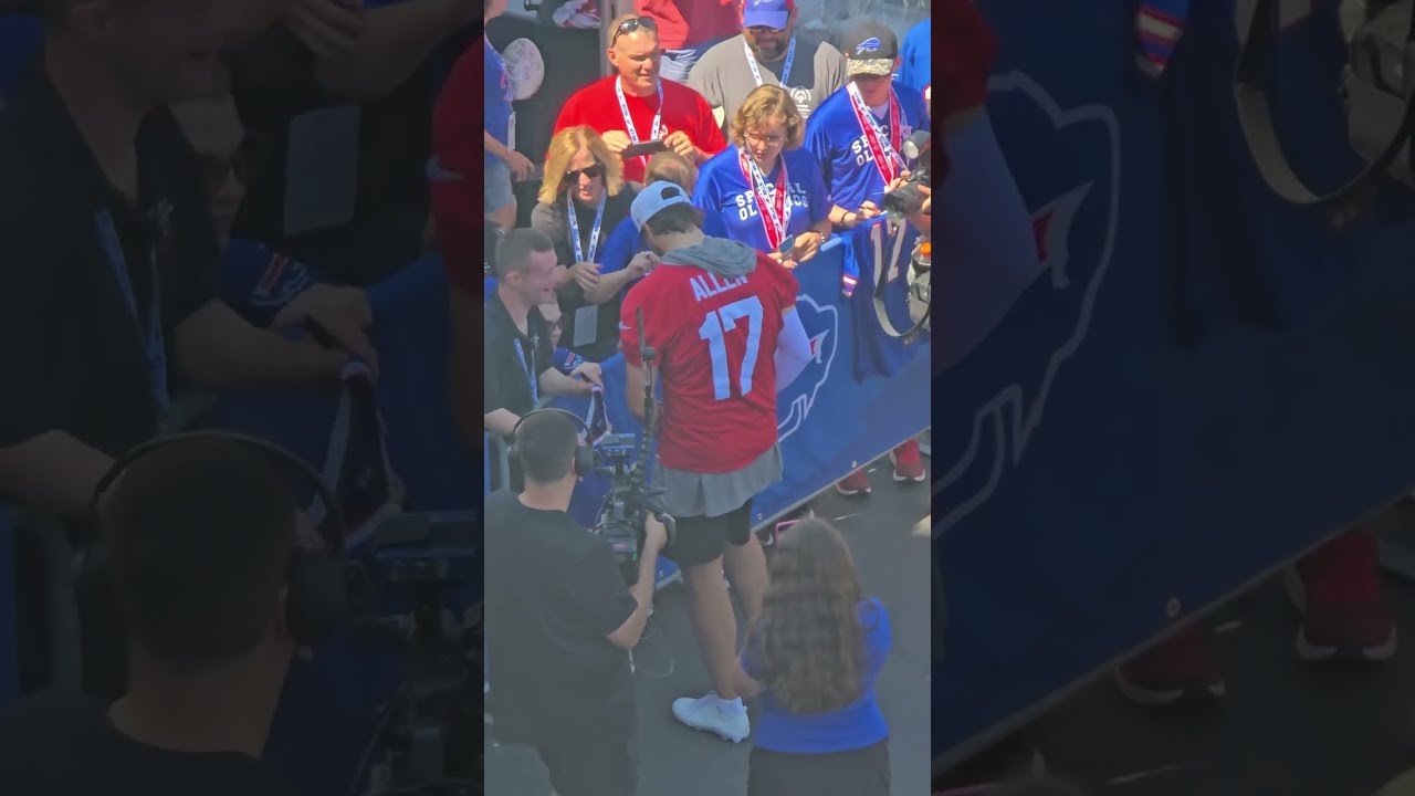 Josh Allen  Mania - 2 - Buffalo Bills Training Camp - St John Fisher - Pittsford, NY - WED 7/23/2025