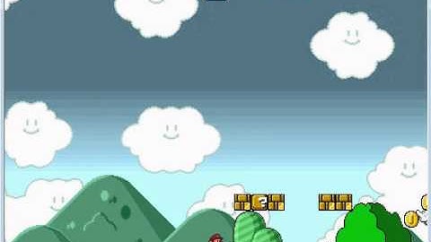 SMBX - New Super Mario Bros DS World 1 level 1