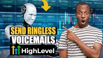 Voicemail drop gohighlevel Tutorial | How to send voicemail without calling ringless voicemail drops