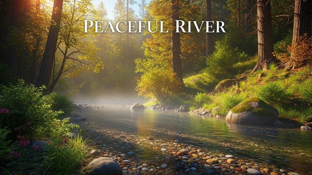 River Ambience 🌿 Flowing Water Sounds for Meditation and Deep Sleep Calm 
