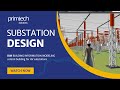 Substation design: BIM - Building Information Modeling - control building for HV substations