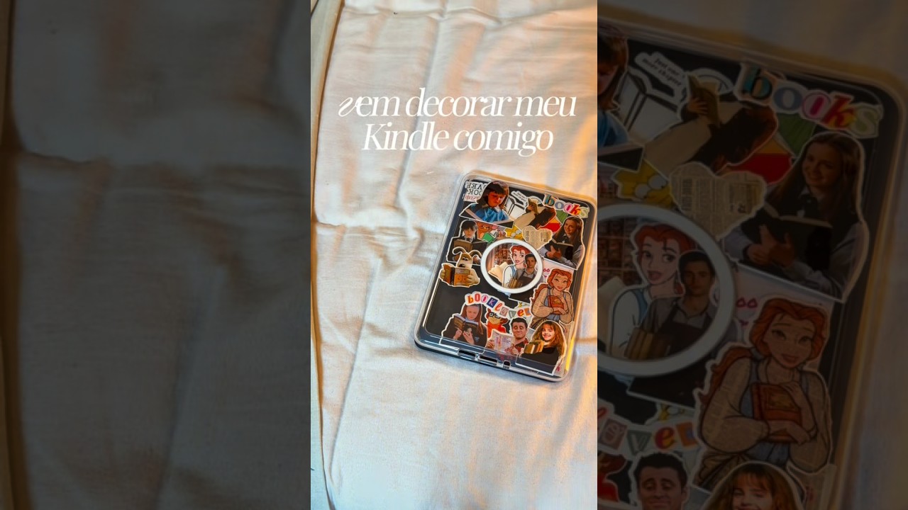 Vem decorar meu #kindle comigo