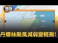 丹娜絲颱風襲台