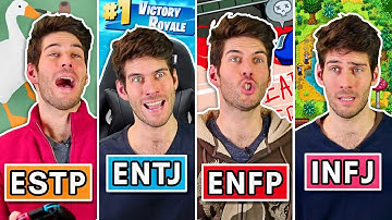 16 Personalities as Gamers