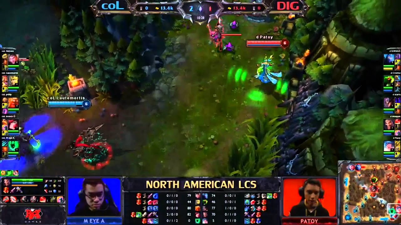 compLexity vs Team Dignitas LCS Super week 10 NA 1080p HD NO Pauses :)