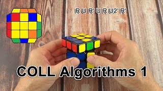 Rubik's Cube COLL Algorithms 1