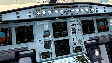 X-plane : Airbus A320neo v2 démarrage / startup + takeoff