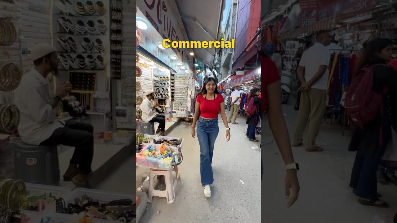 Commercial Street in Bangalore 
