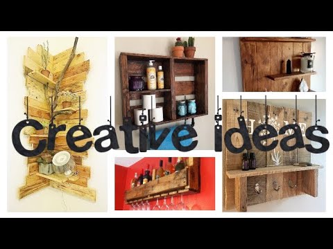 Creative pallet rack ideas - YouTube