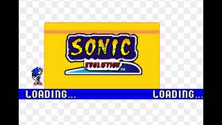 Title Screen (Unused) - Sonic Evolution