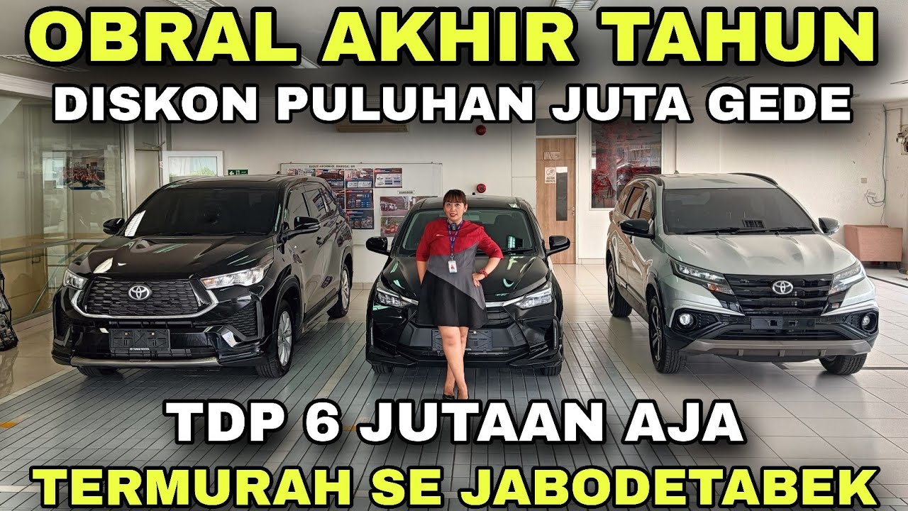 TOYOTA AGYA CALYA AVANZA FORTUNER DISKON GEDE !! KREDIT PALING MURAH 