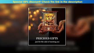 Review Diy 360 Doll House Magic Music Box Miniature Furniture 3D Assembly Dollhouse Cas Toys New Y