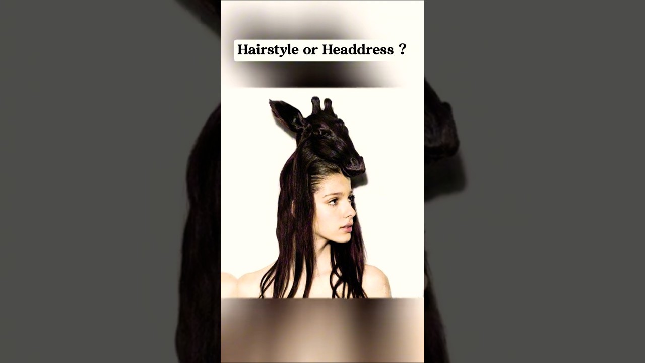 Люди с прической животных