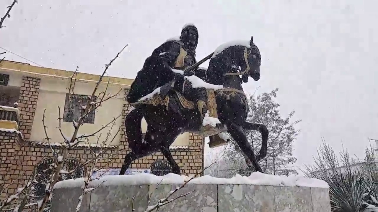 El bayadh sous la neige le 20 janvier 2017