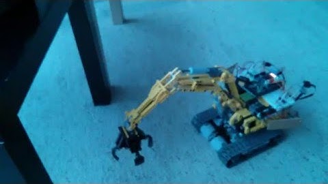 Lego Excavator 42006 Fully Motorized controlled by Arduino - Demo 2 (2013)