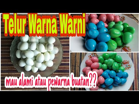 Video: Cara Mewarnai Telur Dengan Pewarna Alami
