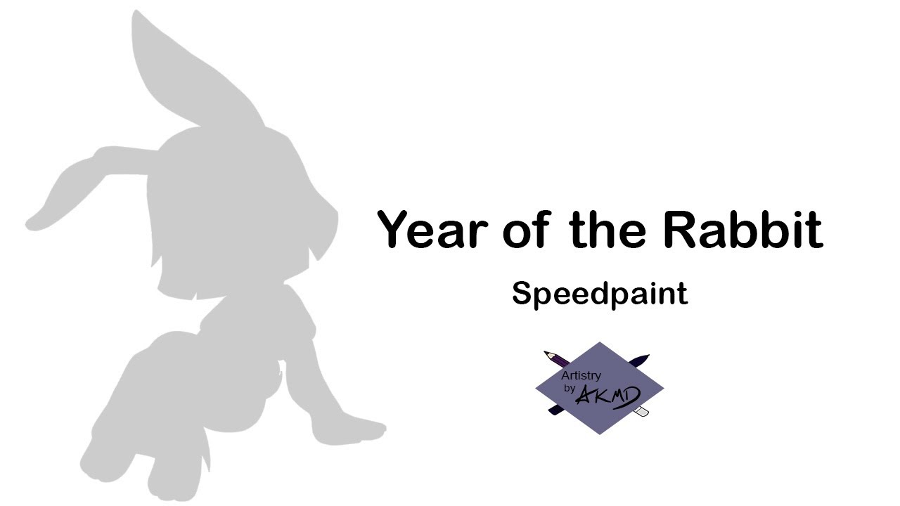 Year of the Rabbit - Speedpaint - YouTube