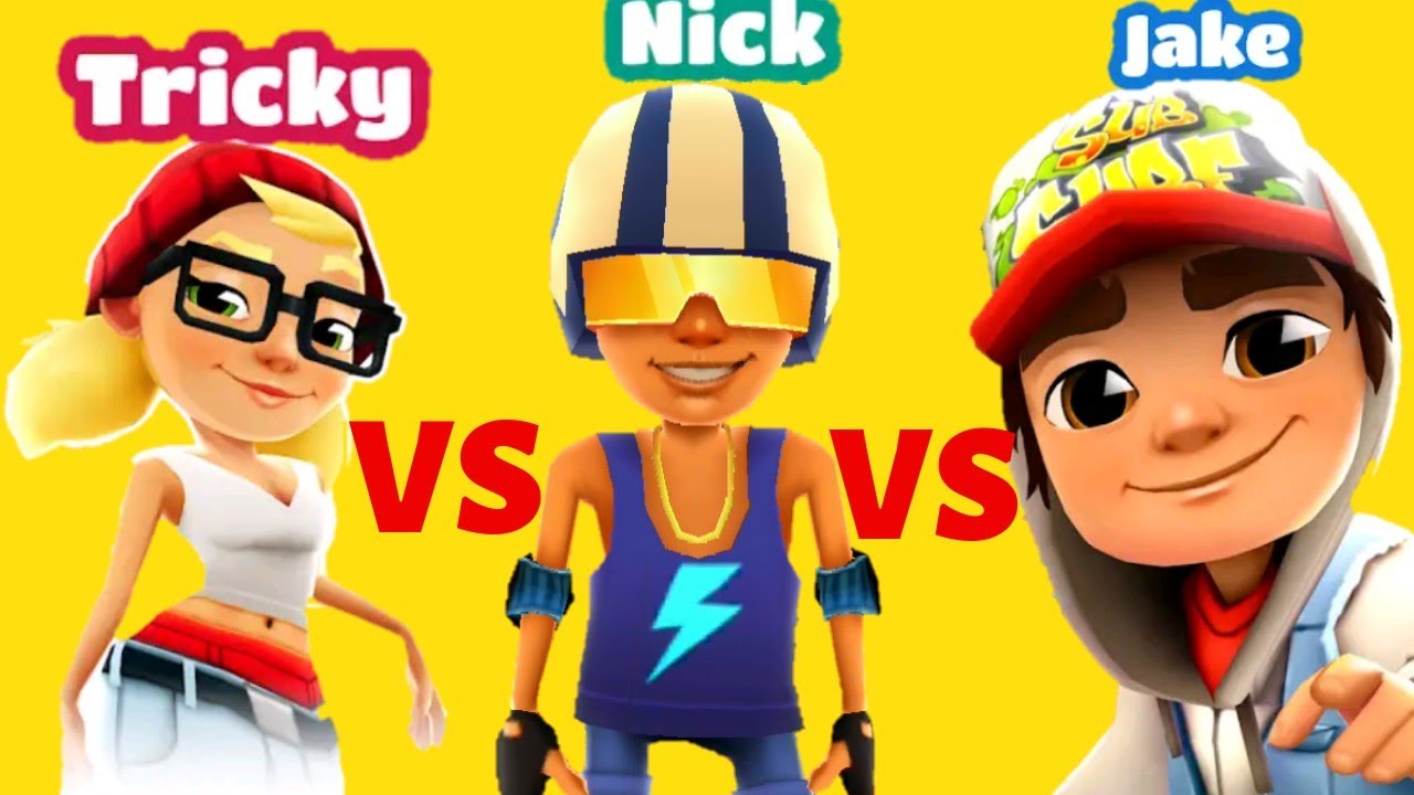 Game Subway Surfers Animated Series World Tour Bali 2019 | Tricky Vs Nick Vs Jake (funny)