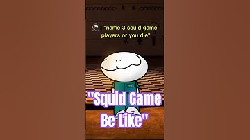 Squid Game Be Like 😭 (Animation Meme) #meme #squidgame #shorts