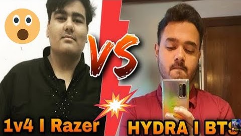 Razer Blade VS Hydra bts +Python gaming , Ayush , Tipa , intense fight in Novo 💥💥Emulator(Hdquality)