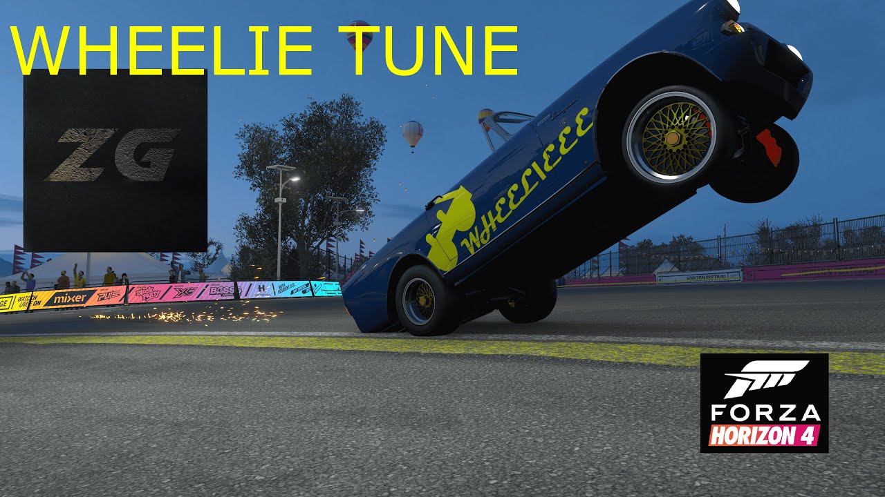 Forza Horizon 4 Wheelie Tune 1967 Sunbeam Tiger YouTube