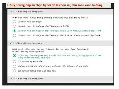 Video Đáp án thi Module 1 phần trắc nghiệm môn Tin học - youtube