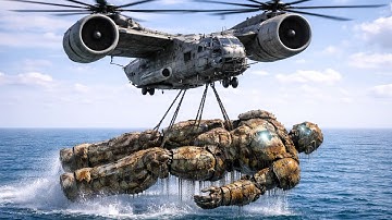 Unbelievable Restoration — A Giant Robot Submerged for 55 Years Recovered from the Ocean Floor