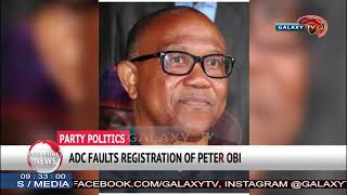 Adc Faults Registration Of Peter Obi