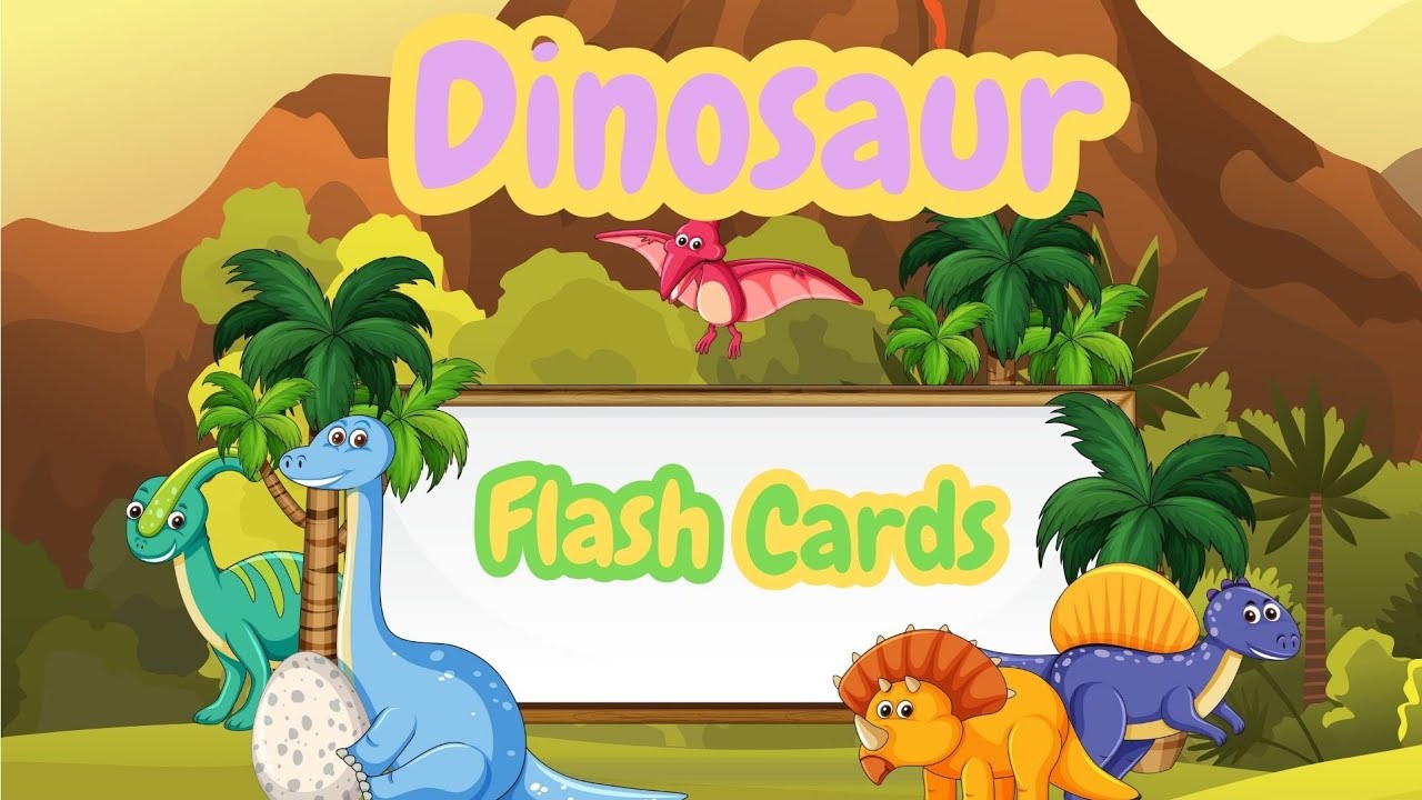 Dinosaur Flashcards for Kids 🦕 | Fun Facts & Learning for Toddlers and Preschoolers