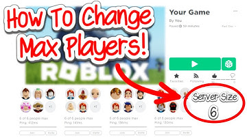 How to Change Max Players on Roblox Games! (2025)